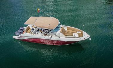 Tuna Yacht 38FT for island hopping in Cartagena Cholon Baru Islas del Rosario 