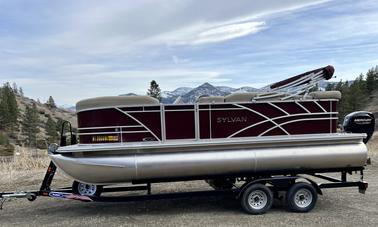 2022 Sylvan Pontoon Boat for Rent on Holter Lake in Wolf Creek Montana!