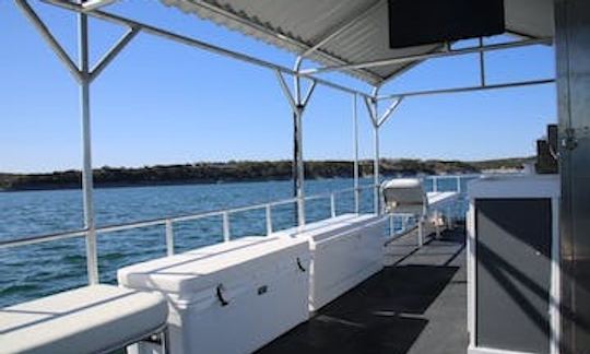 Halle Ferry Party Barge on Lake Travis 