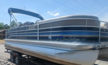 23ft Premier Sunsation Pontoon on Beautiful Lake Martin