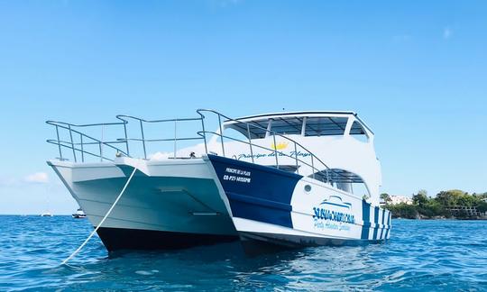 🛥🤩 Relajante alquiler privado de catamarán para grupos grandes o pequeños en Sosua 