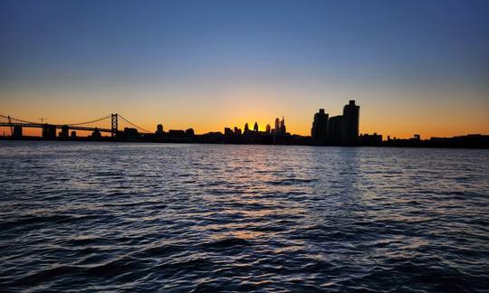 Recorrido por el río Philly Schuylkill con un capitán con licencia de la USCG