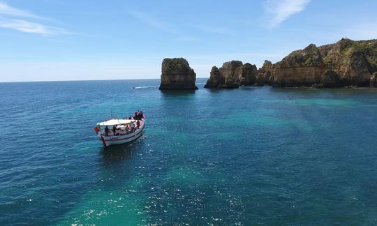 Viagens emocionantes de pesca em alto mar em Lagos, Portugal