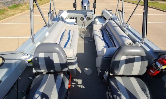 Moteur Hewescraft Oceanpro 250HP de 25 pieds sur le lac Lewisville ou Grapevine