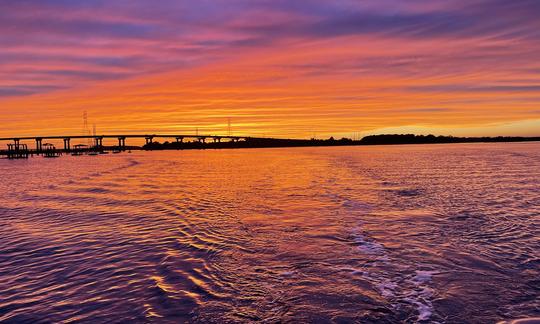 2-Hour Private Sunset/Dolphin Cruise in Hilton Head with  2021 Key West 239 DFS