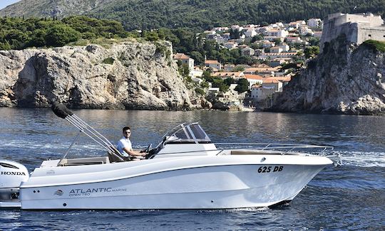 Atlantic Open 750 Deck Boat Rental in Dubrovnik, Croatia