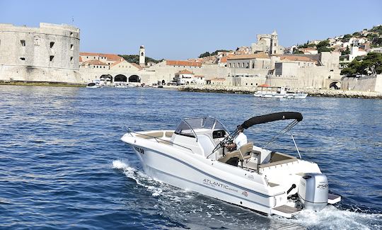 Atlantic Open 750 Deck Boat Rental in Dubrovnik, Croatia