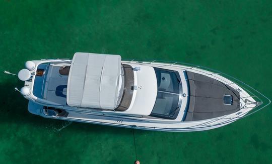 50' Azimut All-Inclusive Yacht Charter in Riviera Maya.