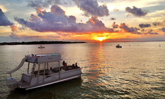 Take in breathtaking sunsets on the water!