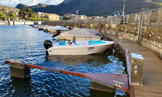 Marino alquila un barco en el lago de Como - SELF DRIVING 40CV