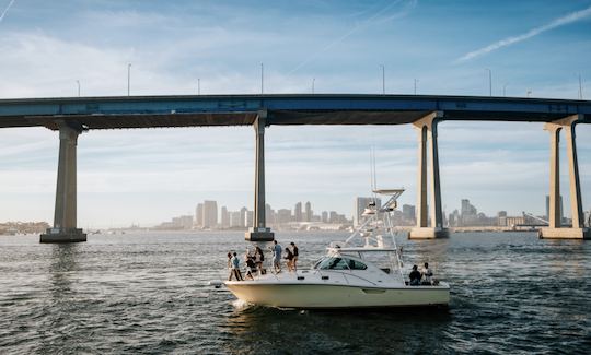 Party Cruiser de 33 pés na Baía de San Diego (até 12 convidados)