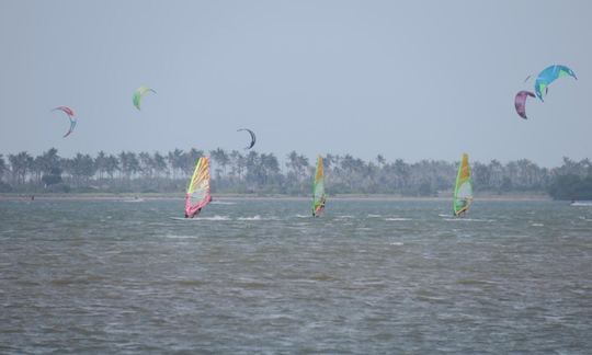 Kite Surfing in Kalpitiya, Sri Lanka