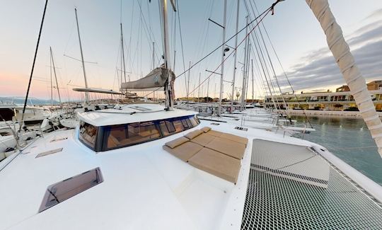 Saona 47 Sailing Catamaran Rental in Trogir, Split-Dalmatia County