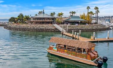 Tiki boat for up to 30 guests! Cocktails, dancing, & swimming on San Diego Bay!