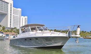 38ft Troyan Motor Yacht Charter in Cancún - Explore Isla Mujeres & More