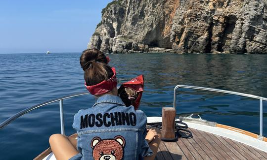 Gringo Boat - guests who wait to see Blue Lagune Caves - Montenegro