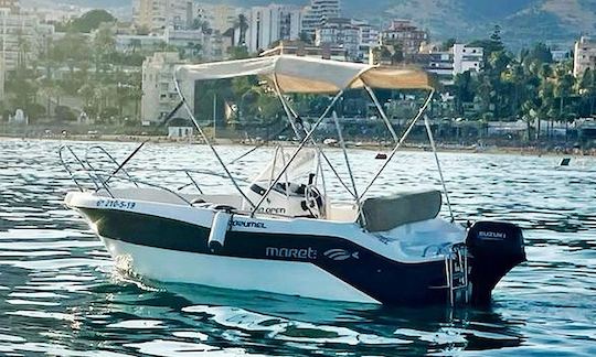 Rent this boat without a license Mareti 450 Open Boat for rent in Benalmádena!