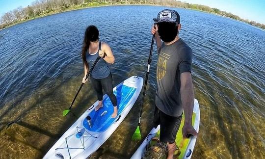 Pranchas de remo para alugar em Thompson Lake