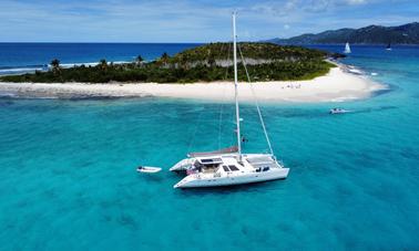 Ad Astra Luxury Catamaran Day Sail in Freshwater Pond, Tortola