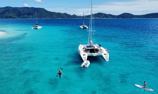 Ad Astra Luxury Catamaran Day Sail in Freshwater Pond, Tortola