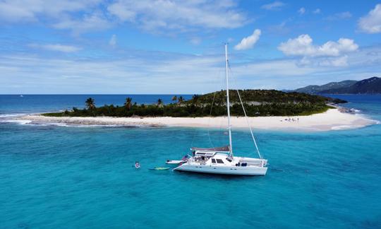 Ad Astra Luxury Catamaran Day Sail in Freshwater Pond, Tortola