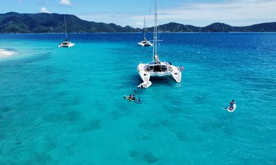 Ad Astra Luxury Catamaran Day Sail in Freshwater Pond, Tortola