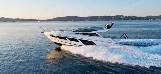 Alquiler de megayate Sunseeker Predator 57 Power en la Costa Azul, Francia 