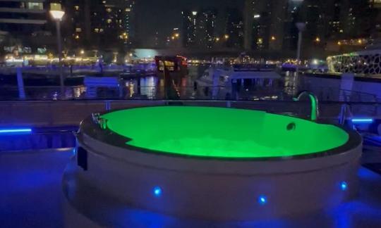 Jacuzzi at night