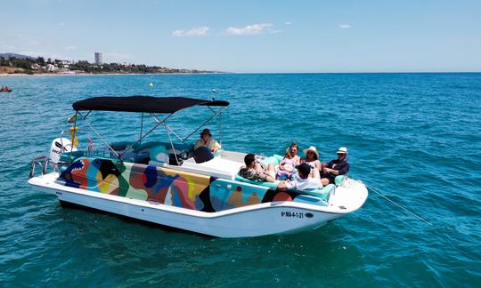 Alquiler de barco abierto Bayliner Element XR7 en Marbella, Andalucía