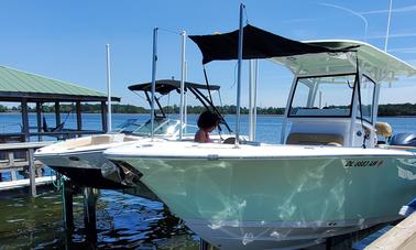 25.5ft Center Console Safe Deep V :Charleston Harbor, Rivers & Creeks Charter