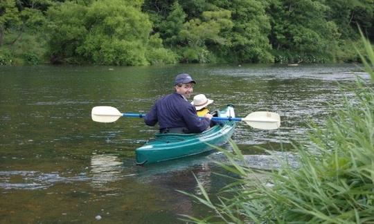 Kayak en tandem avec huard dans la vieille ville de Maryville