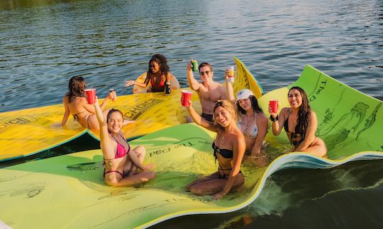 14 person pontoon on Lake Austin!