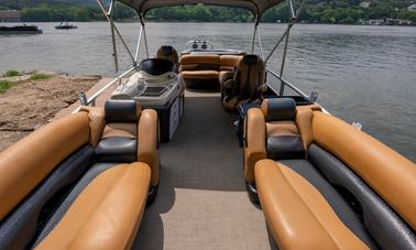 14 person pontoon on Lake Austin!