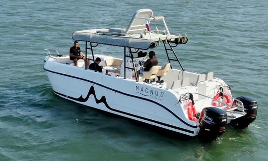 Aluguel de catamarã elétrico de 31 pés em Cartagena das Índias, Bolívar