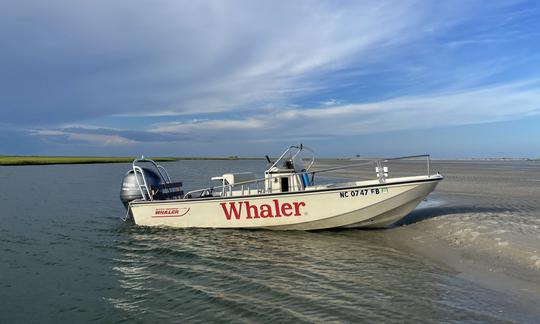 17' Boston Whaler Bay Boat in Wrightsville Beach (Licensed Captain Included)