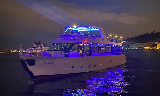 Spacious Motor Yacht for 35 People in İstanbul, Ready for Reservation