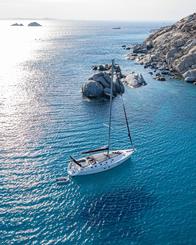 Sailing cruises around Naxos and small Cyclades 