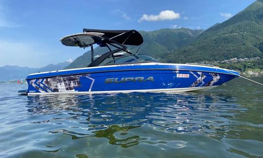 Esporte aquático no Lago Lugano - Supra Launch 22SSV