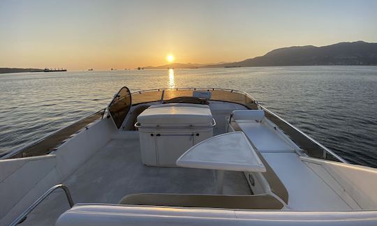 Fairline Squadron  Luxury 62 Foot Motor Yacht Rental in Vancouver