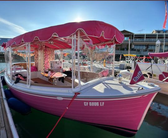 Pink party Boat cruise in San Diego Bay for up to 8 passengers