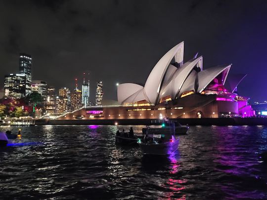 The best Sydney NYE Fireworks in front of the Opera house on Private boat!