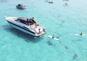 Princess V58 Boat Rental at the Best Price in Ibiza!