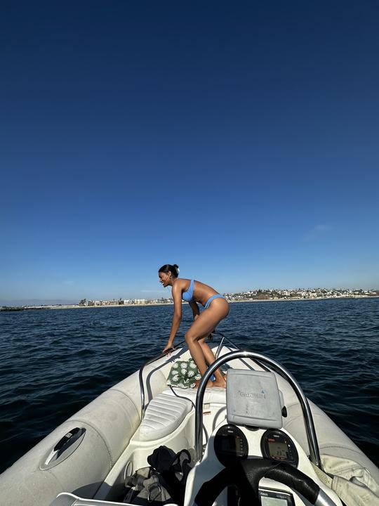 Zodiac Yachtline de 15 pés - Explore o litoral panorâmico e a vida marinha da Califórnia