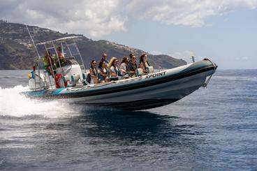 Location de bateaux à moteur RIB - Plongée avec tuba et détente sur la côte de Madère