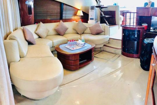   Fairline 64ft Motor Yacht |  30 Pax Capacity  | Spacious and Luxurious