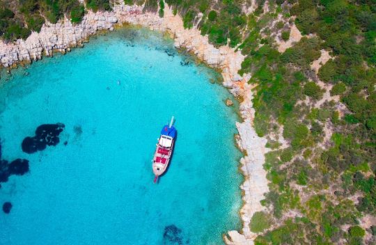 Passeio privado de barco Gulet com almoço por 6 horas em Bodrum