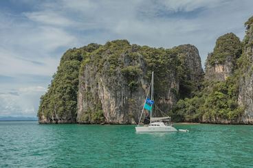 Logans Run - A Beautiful Lagoon 380 Sailing Catamaran available in Phuket