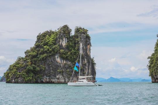 Logans Run - A Beautiful Lagoon 380 Sailing Catamaran available in Phuket