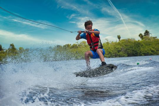 Wakeboarding in Negombo, Sri Lanka