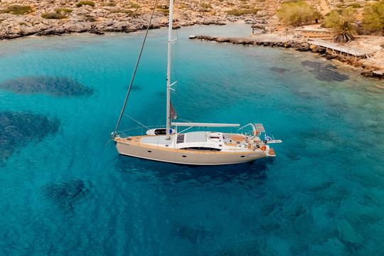 Luxury Multi Day Skippered Charters on TREATON (53 ft, A/C) /Heraklion, Crete